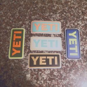 YETI stickers